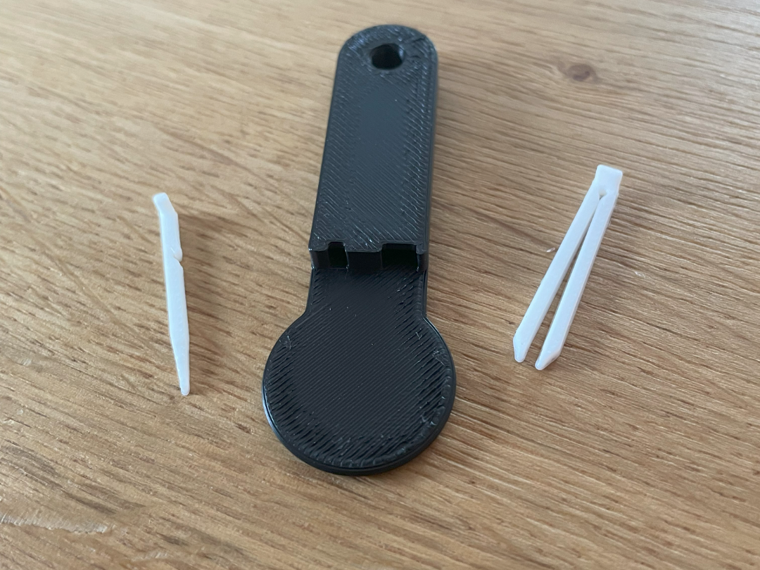 SEinkaufswagenchip Zahnstocher Pinzette