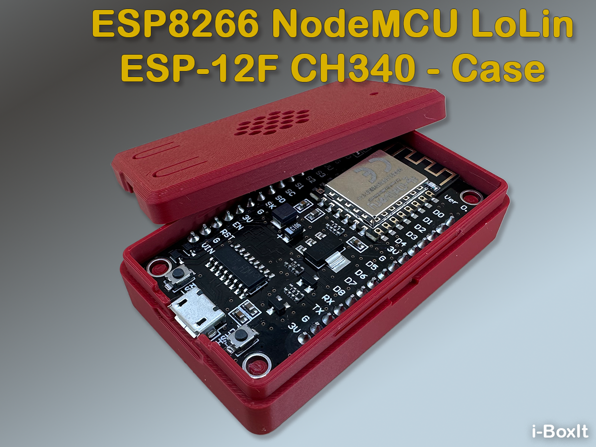 ESP8266 NodeMCU CH340 Case | Wall Mount