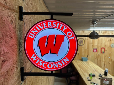 Wisconsin Badgers sign