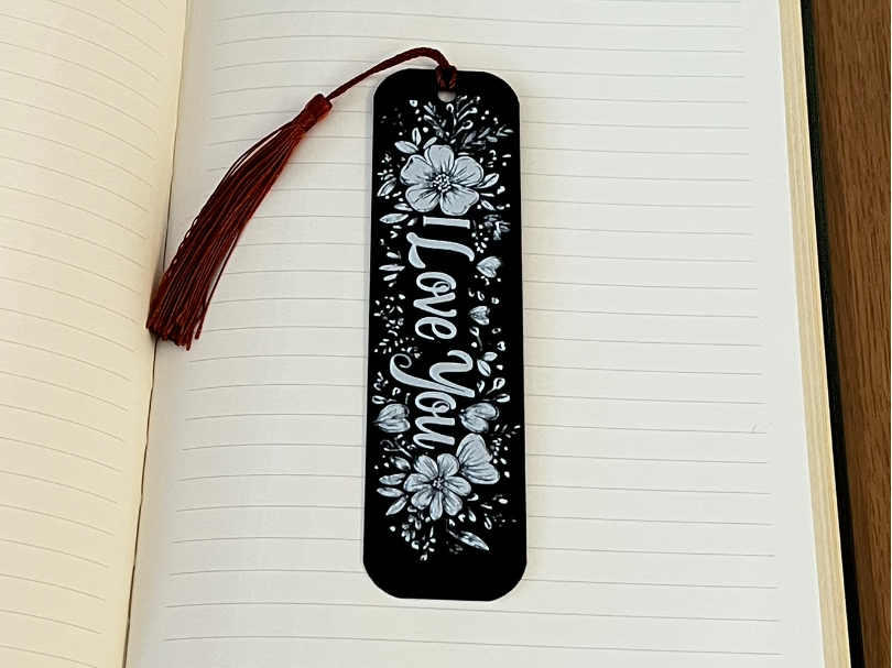 I Love You Valentines Day Love Hueforge Bookmark