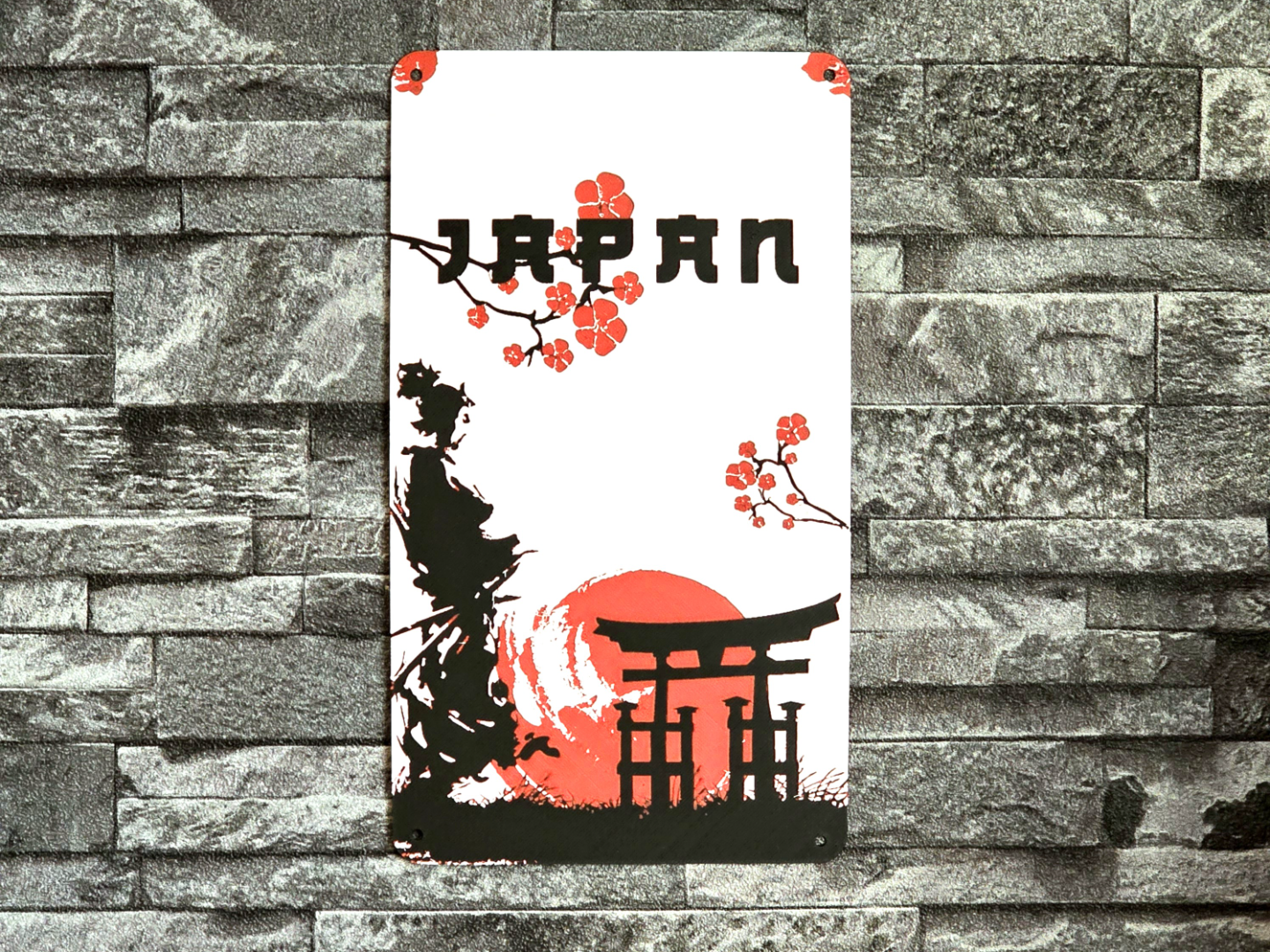 Hueforge Japan Flower Red 3 colors