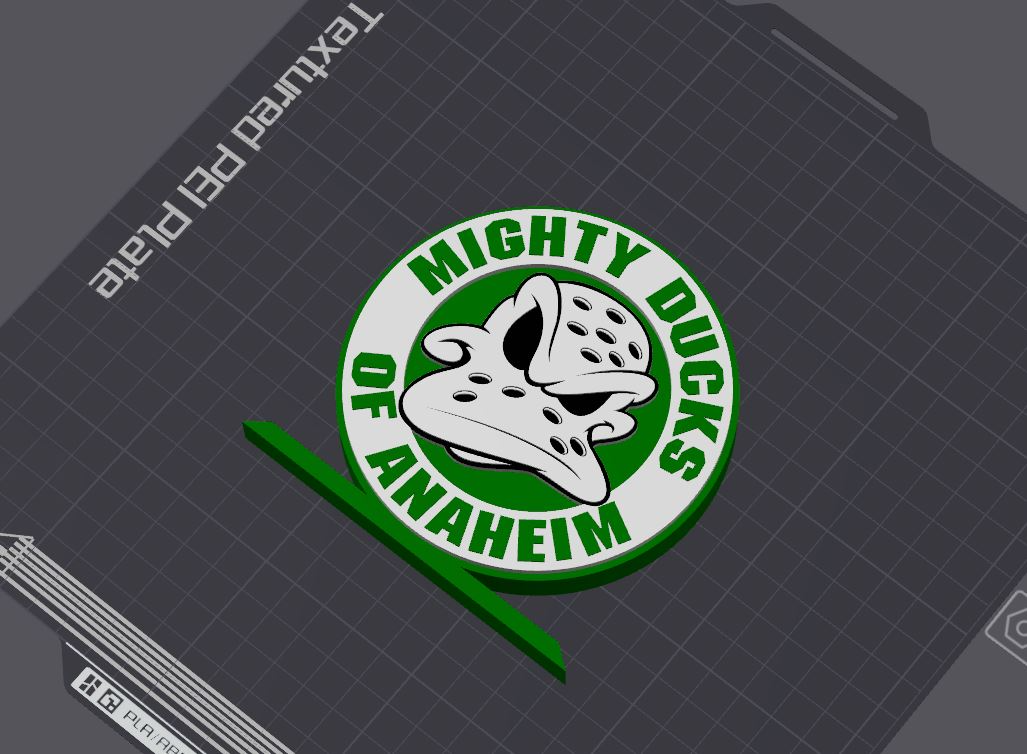 Anaheim Mighty Ducks Table Stand
