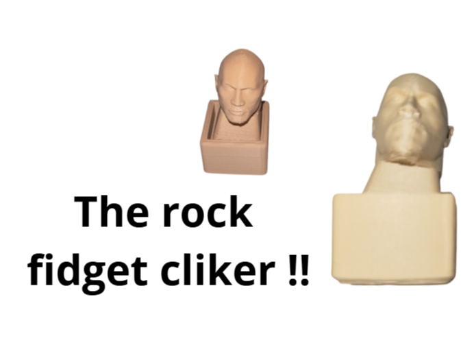 The rock fidget cliker!