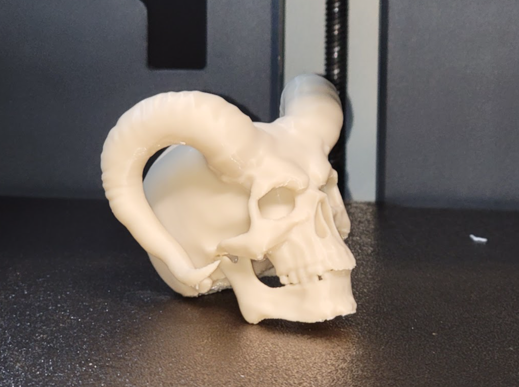 Horned Demon Skull