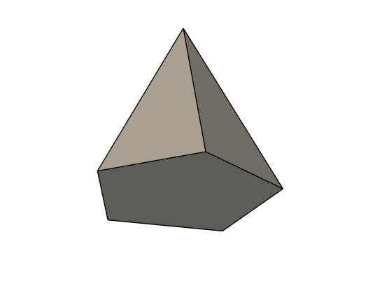 pentagonal pyramid - basic shape