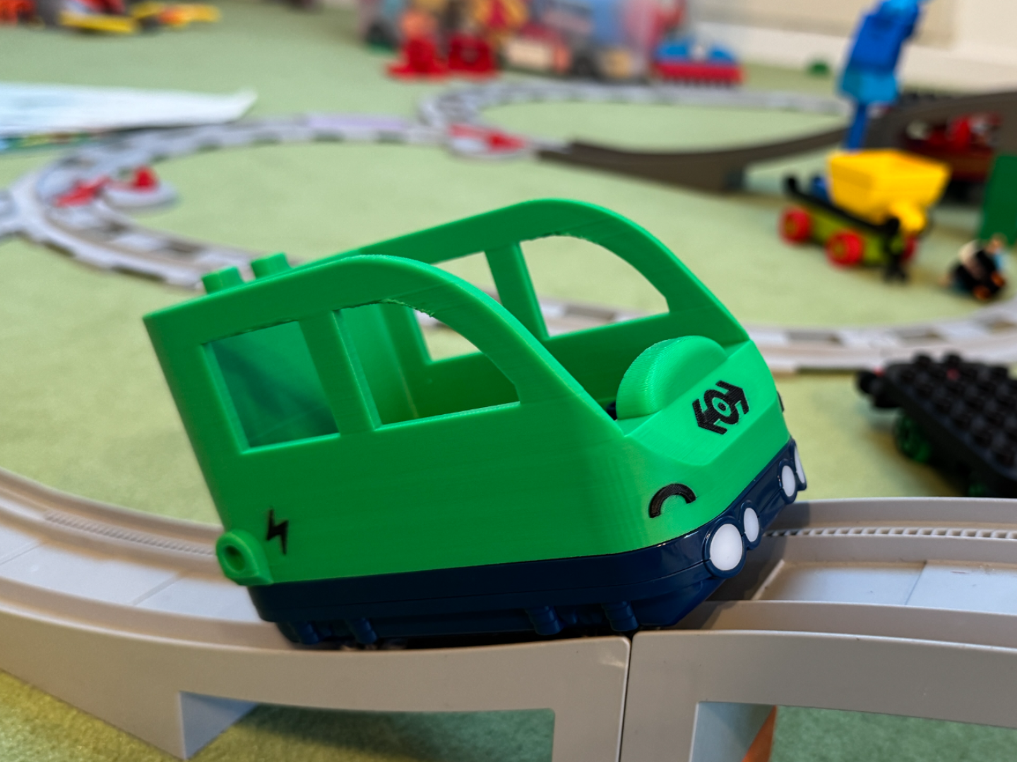 Duplo Train Topper - Green Tram