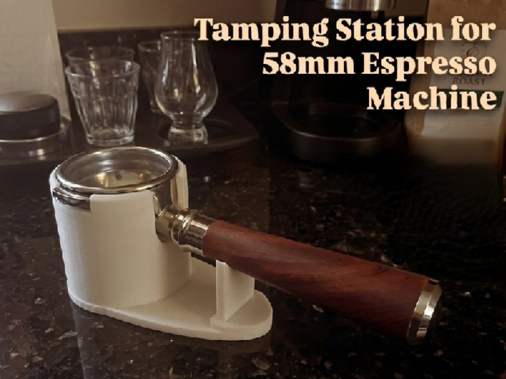 Espresso Tamping Station for 58mm E61 Group Heads