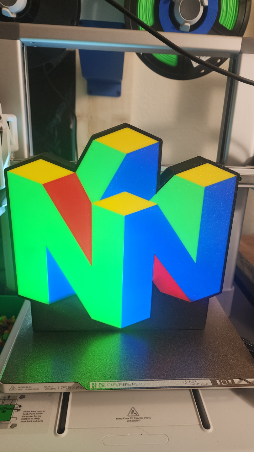 N64 logo light box
