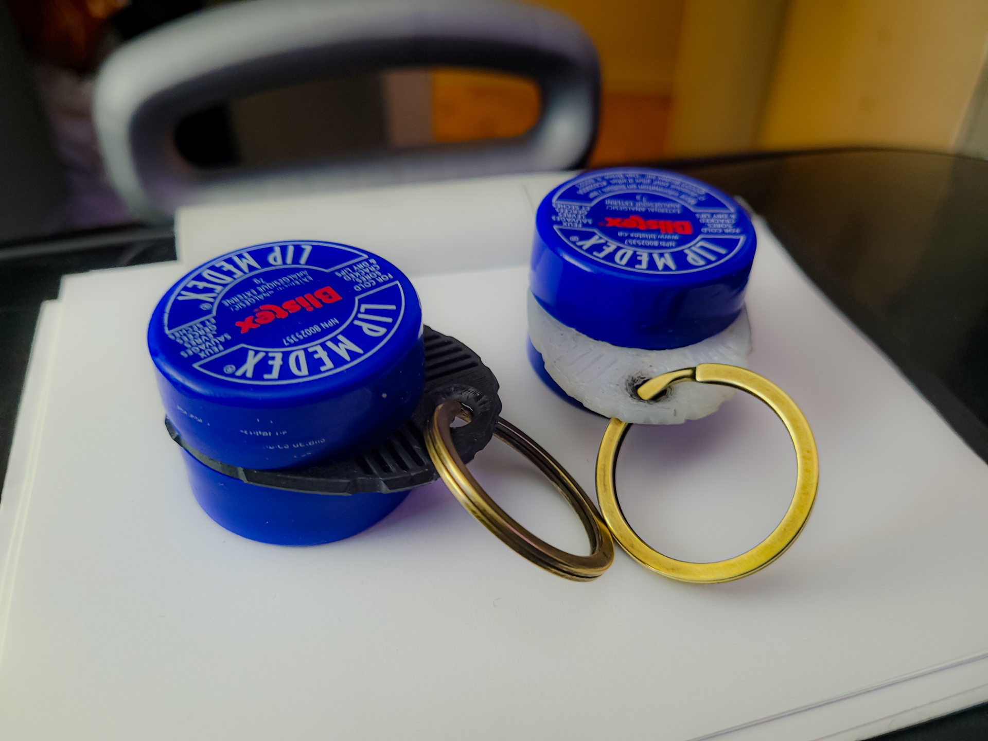 Keyring Adapter for Blistex Travel Container