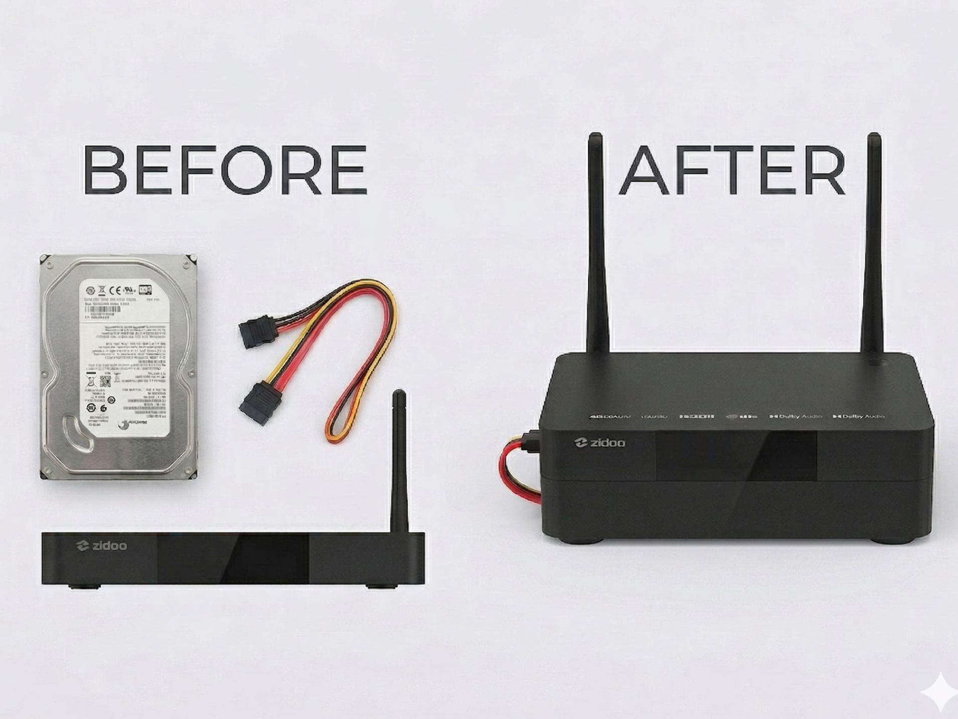 Zidoo Z9X 8K Hard Disk Holder