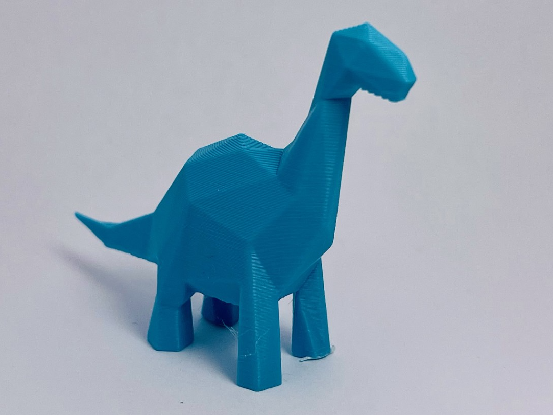 Cute Low Poly Brontosaurus