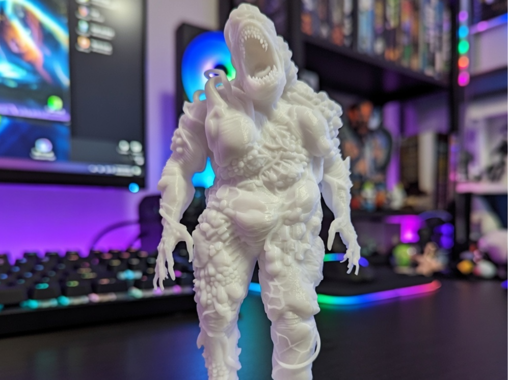 Resident Evil Requiem Blister Borne Horror Display
