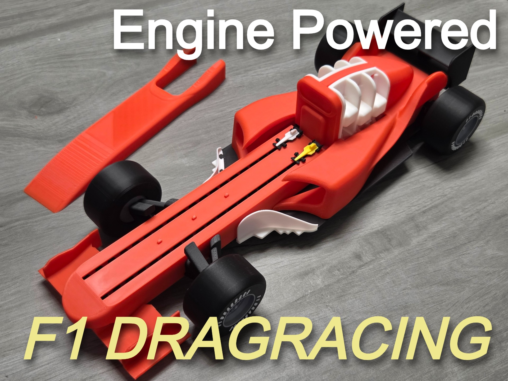 F1 DragRacing(Finger-powered Engine Drive)