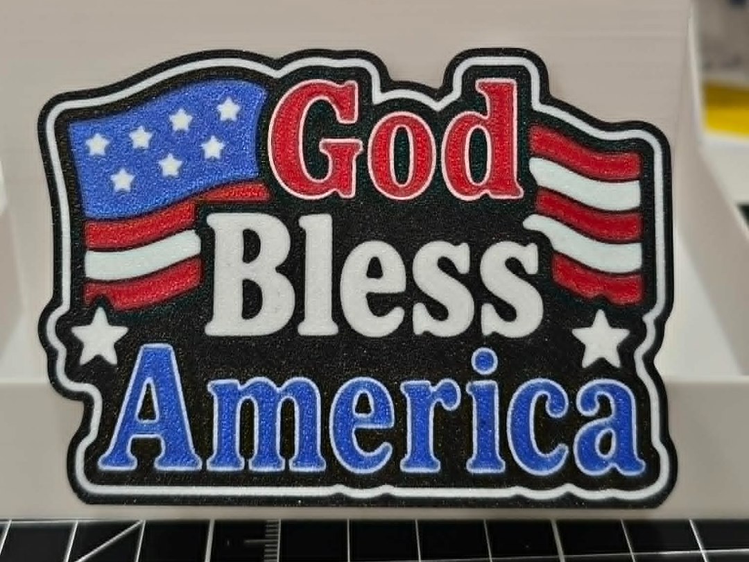 God Bless America Magnet
