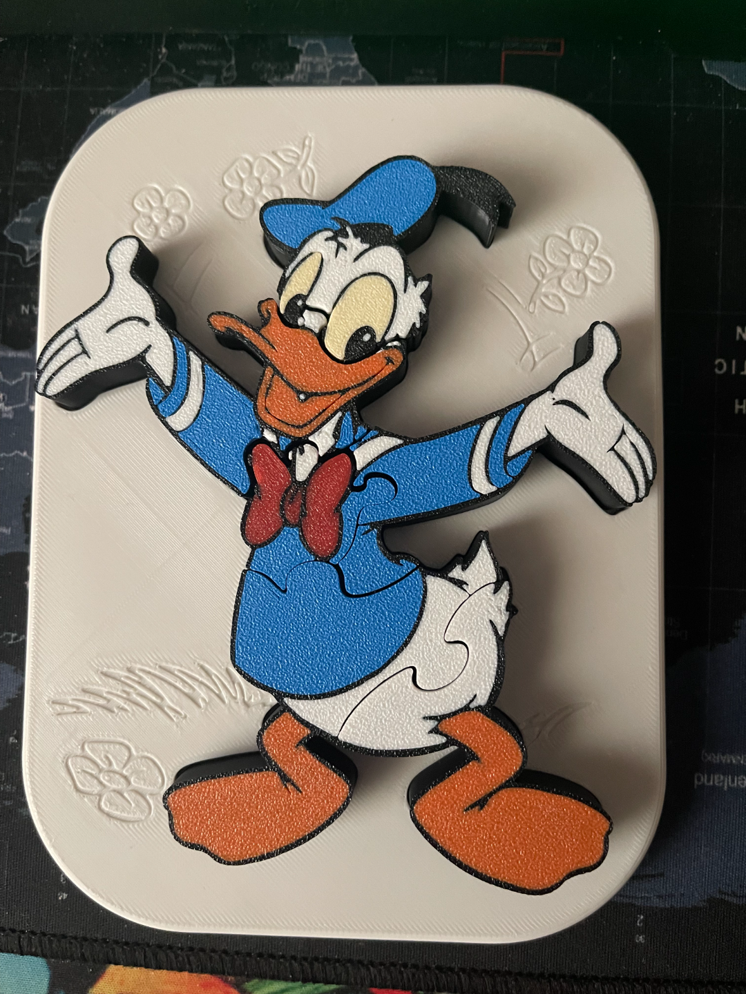AMS - Donald Duck - insert puzzle for kids - AMS