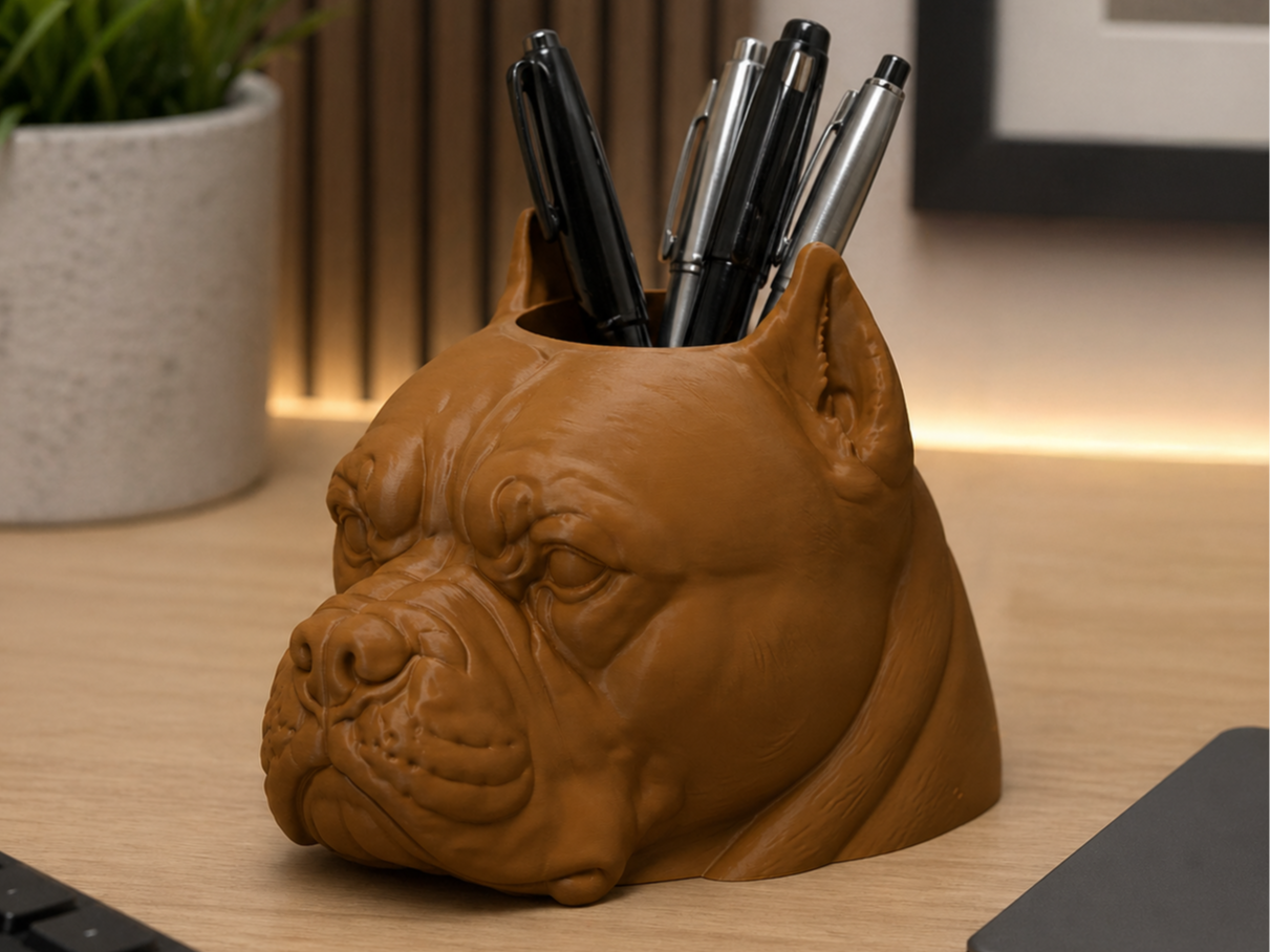American Bully Dog Pen Holder