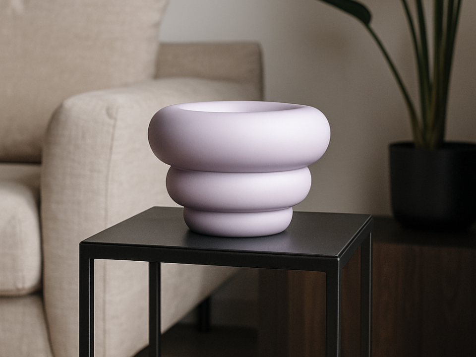 Modern candle pot
