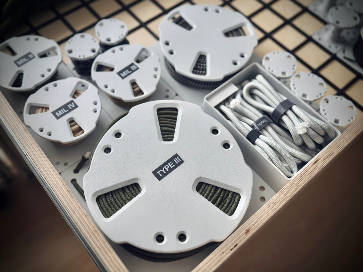 Gridfinity Spindles for Cables, Filament and more