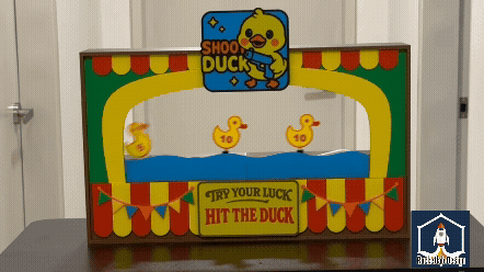 Duck shooting machine automatic - play with Nerf