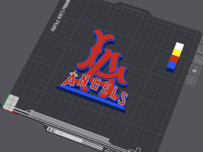 Los Angeles Angels Table Stand