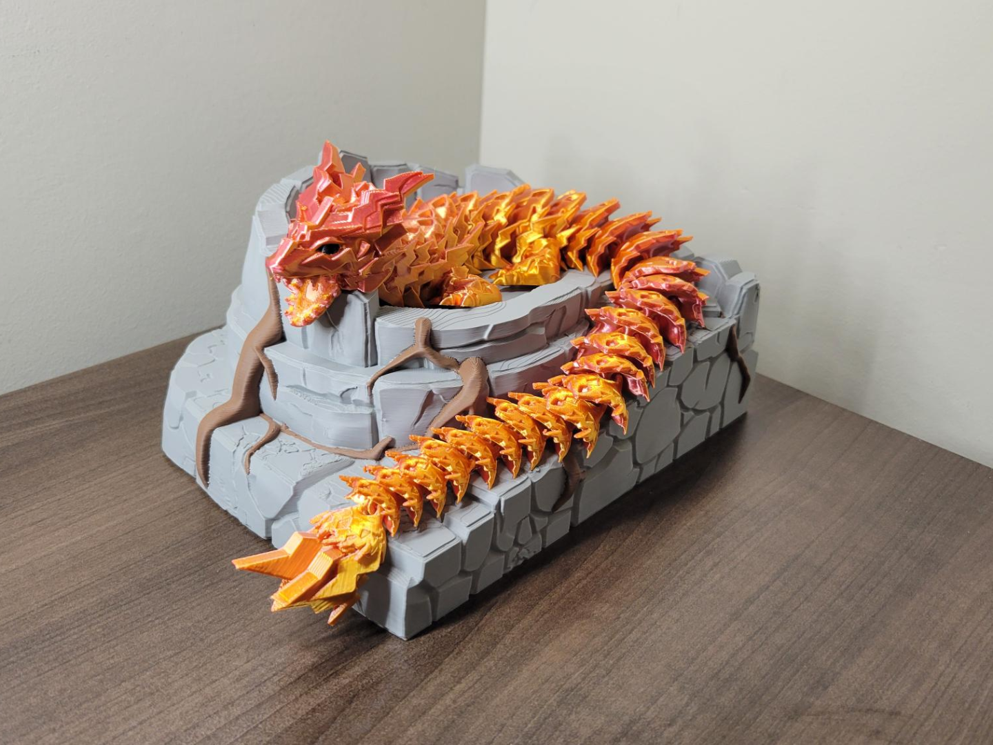 Stone & Root Display Base / Dragon Perch