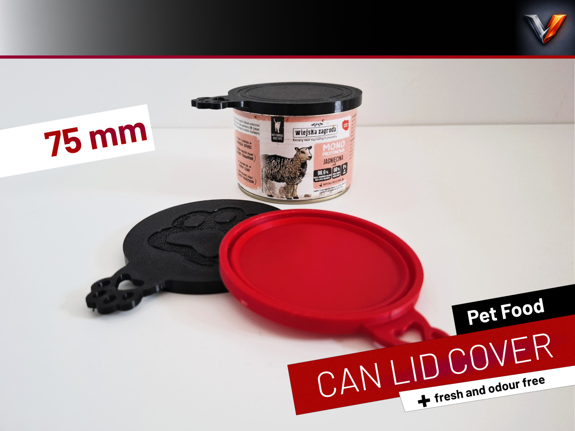 Can Lid Cover - fi 75mm