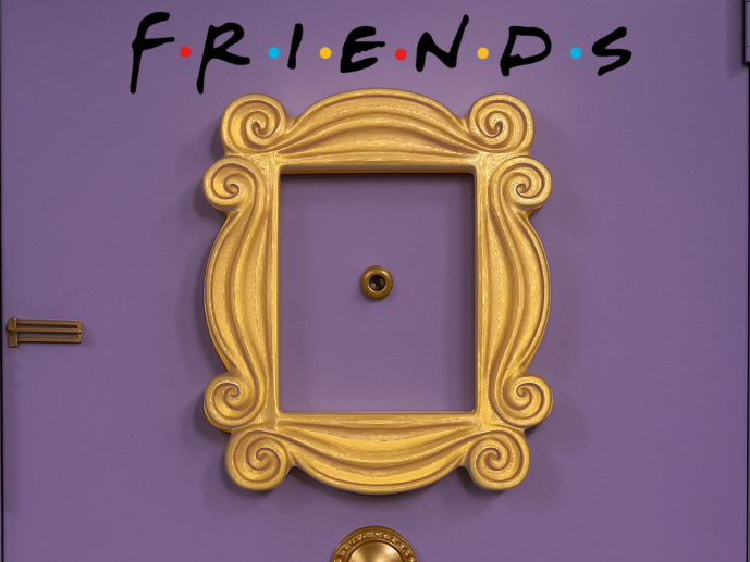 Friends Peephole Frame inspired on the TV show