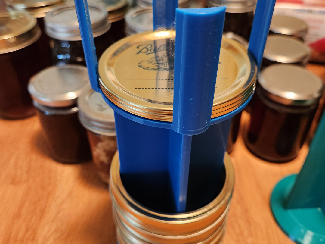Wide Mouth Mason Jar  ring and lid holders