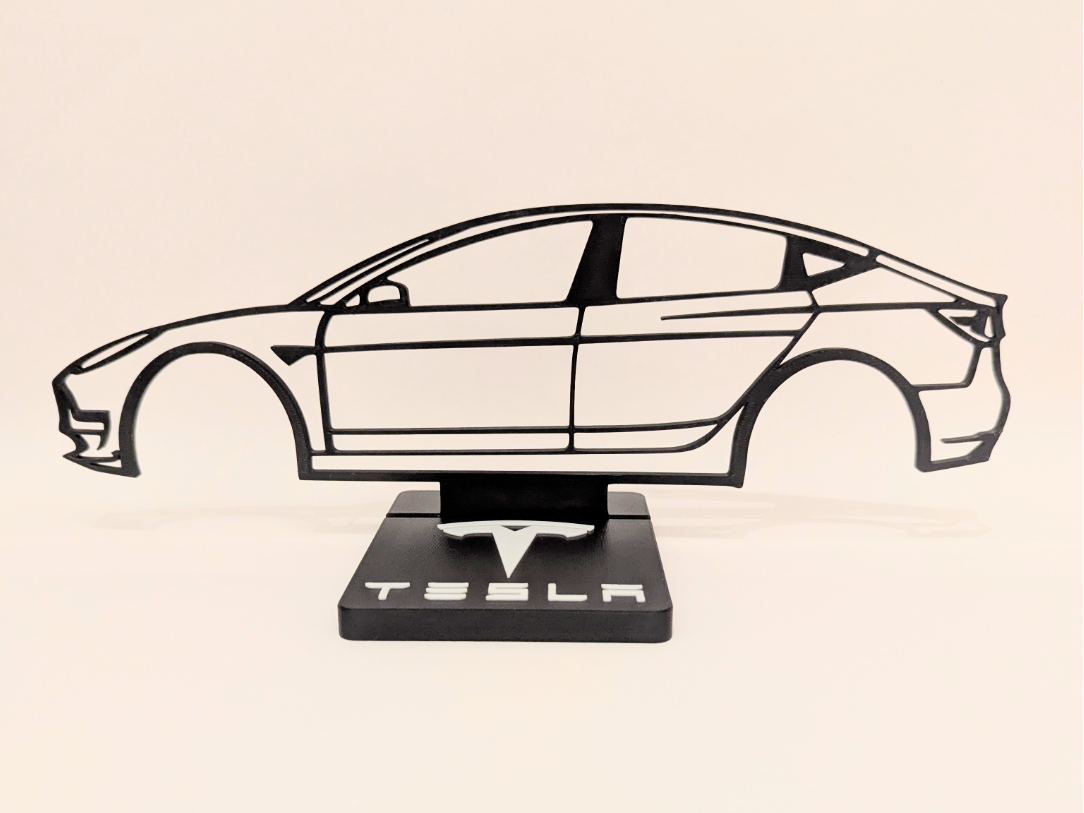 Tesla Model 3 silhouette