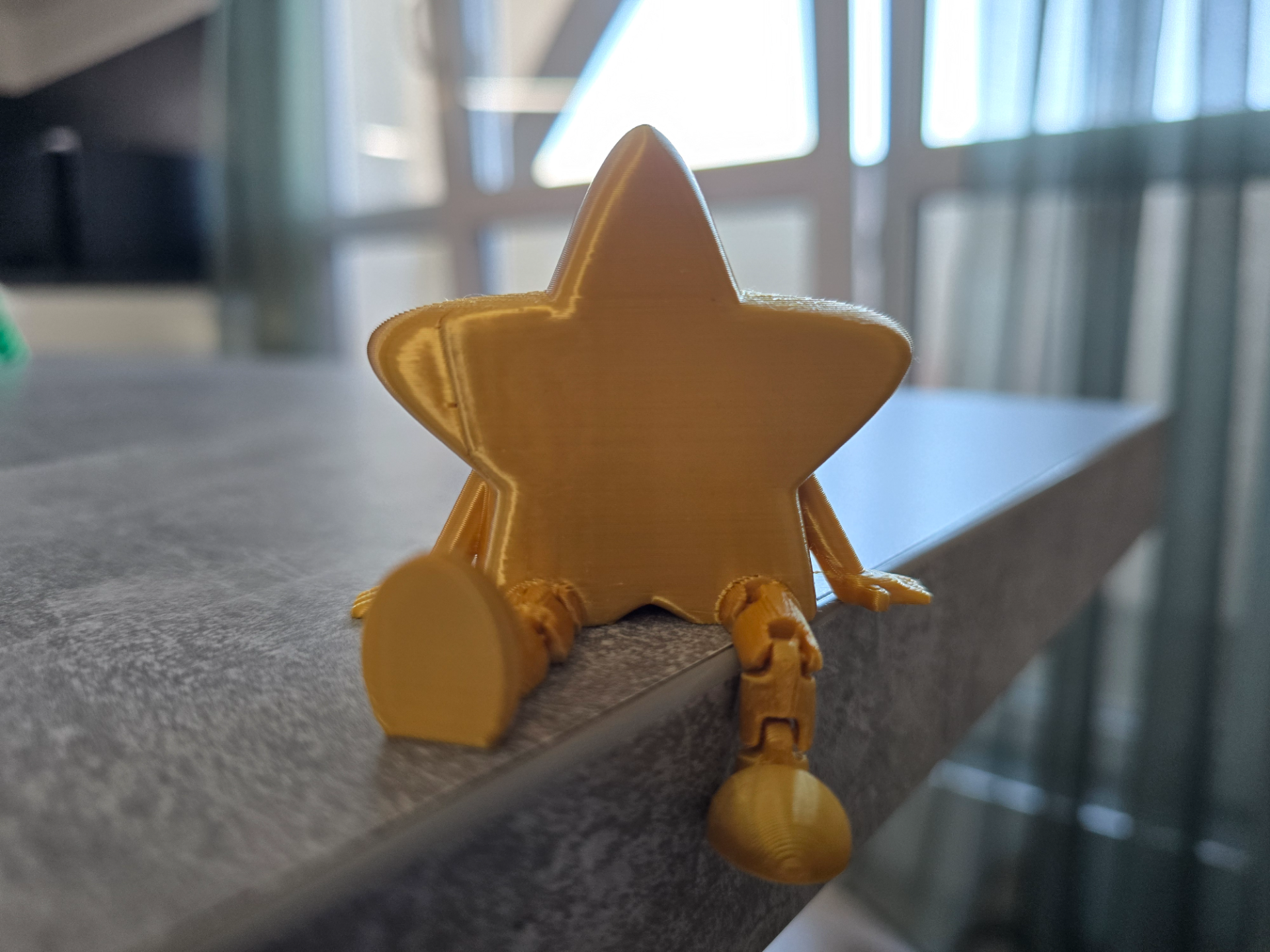 Articulated Christmas Gold Star