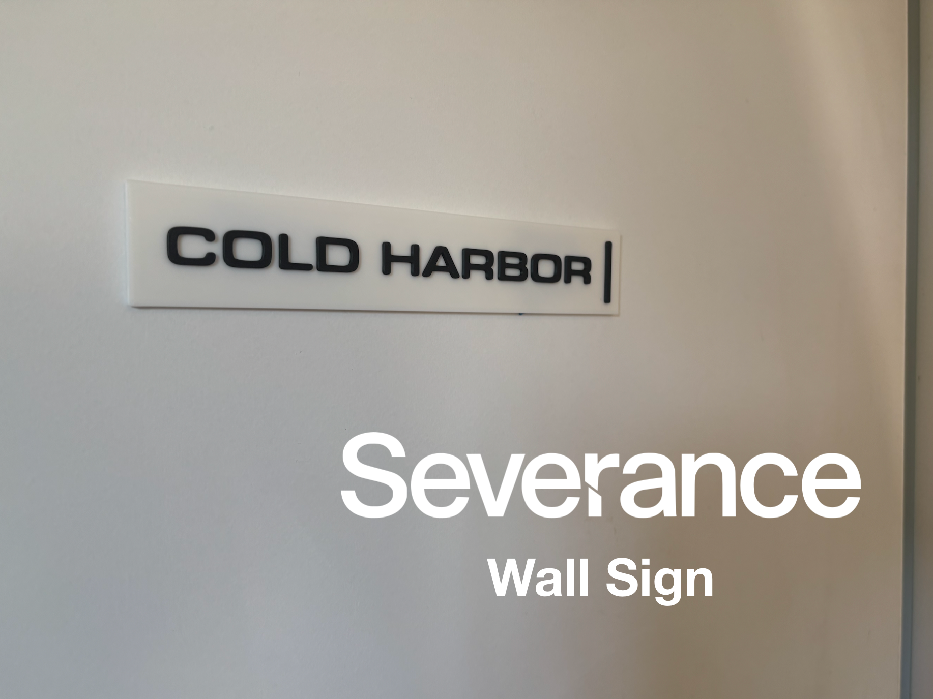Cold Harbor Wall Sign Severance