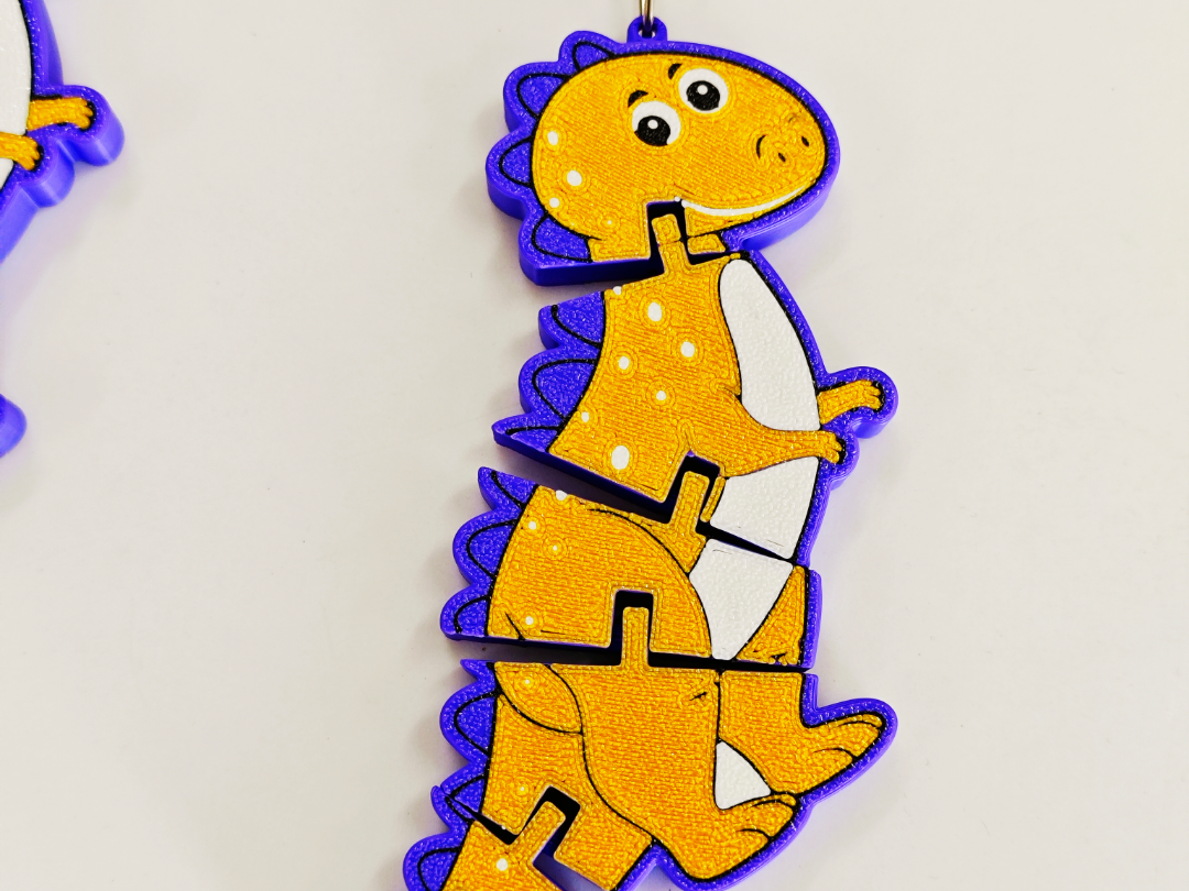 Hinge flexible cute dinosaur