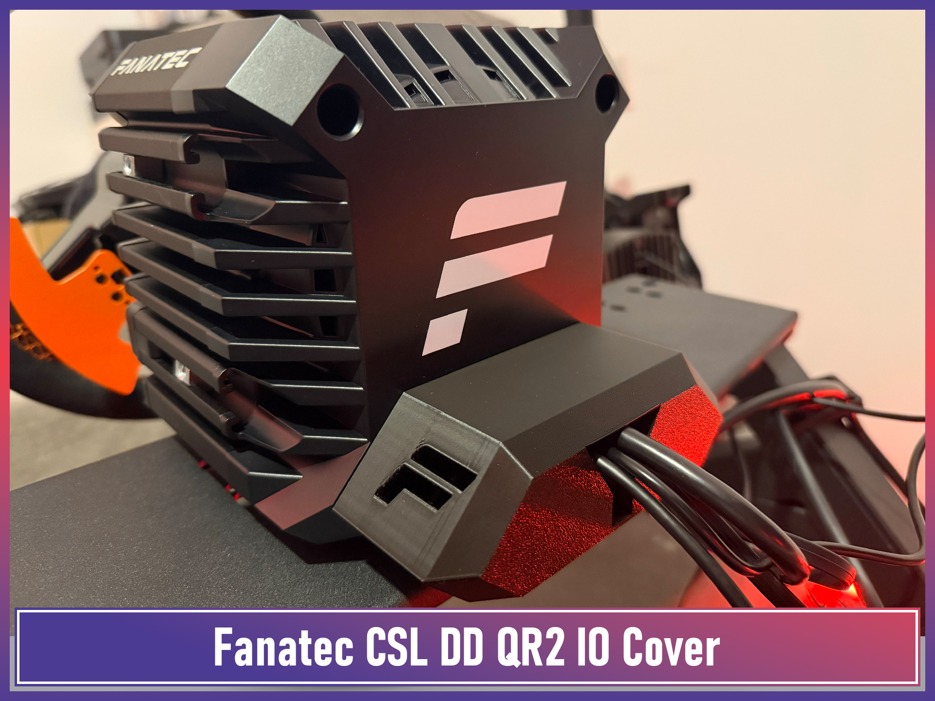 Fanatec CSL DD QR2 IO Cover