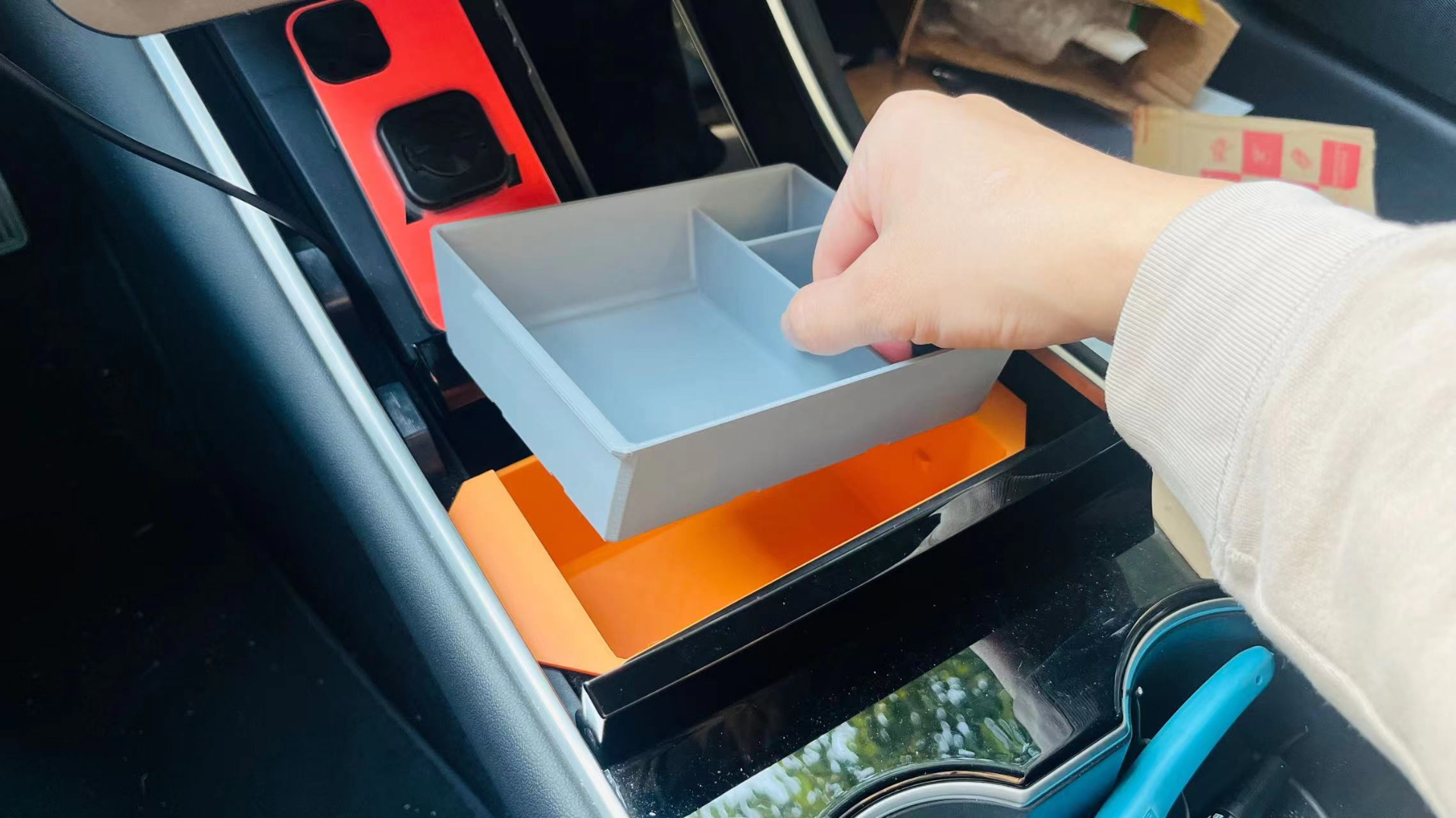 Tesla Model 3 Console Tray Double layer双层储物盒
