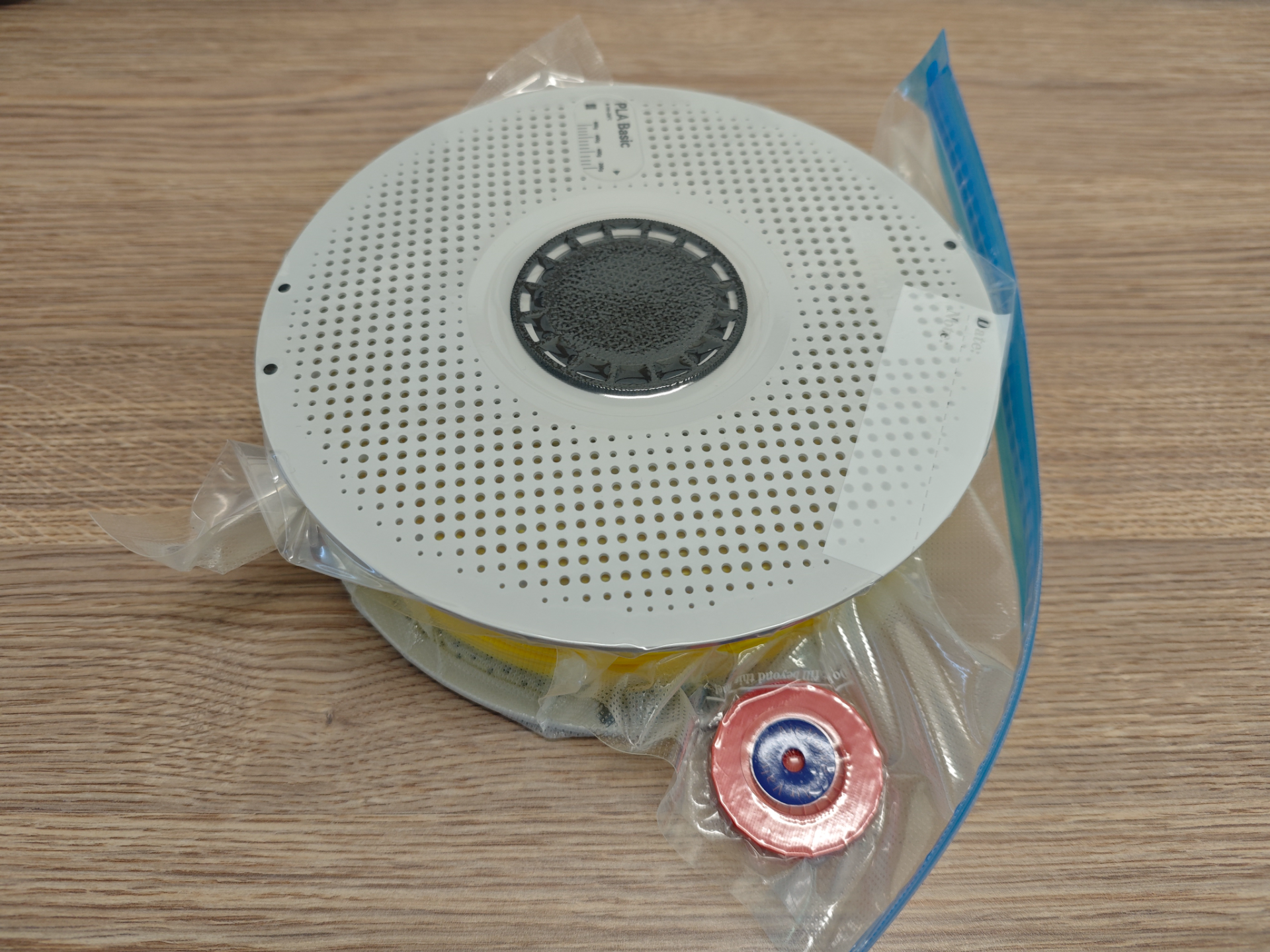 vacuum ring for filament vacuum bag