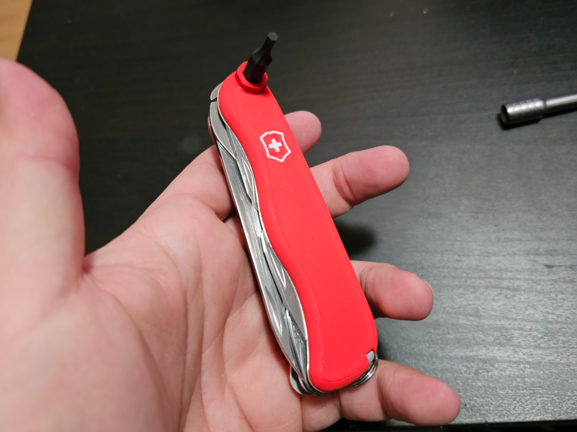 Victorinox 111 cover with hex bit holder