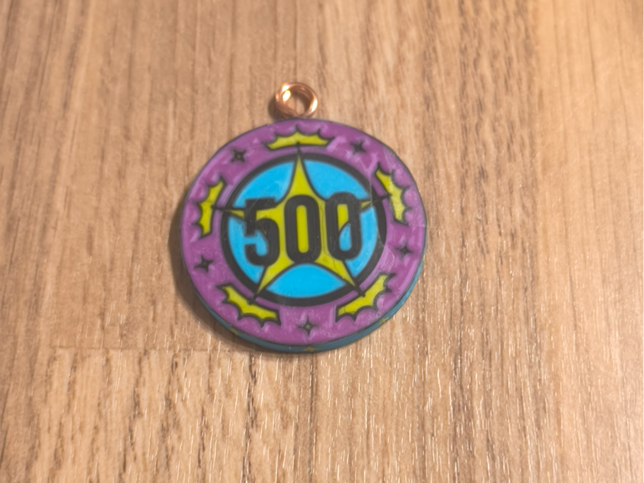 Weighty Keychan Poker Chip