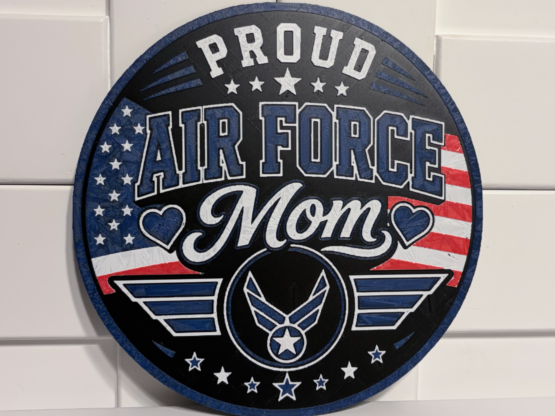 Proud Air Force Mom Sign