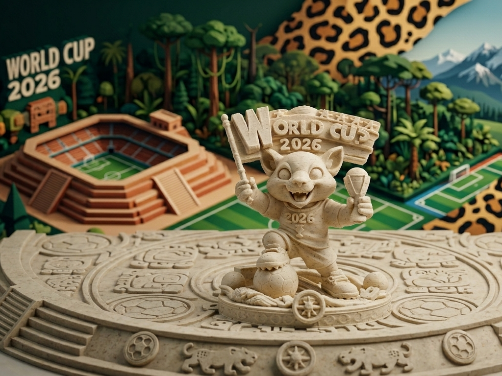 Mascotte Giaguaro - Mondiale 2026