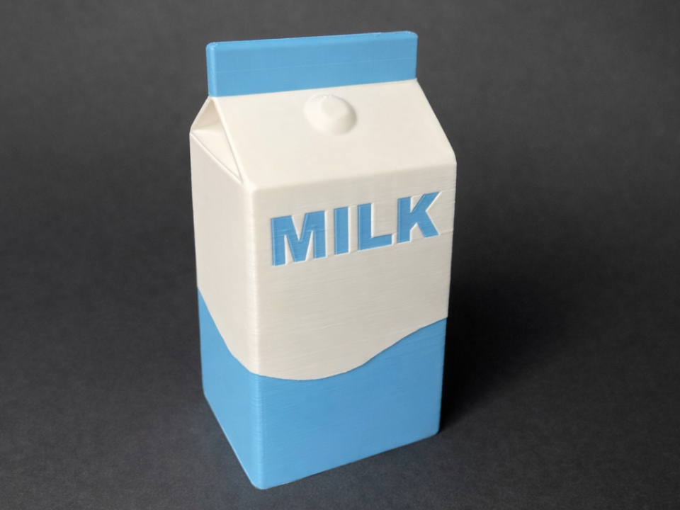 Milch für Spielzeug Kaufladen, Deko Milch