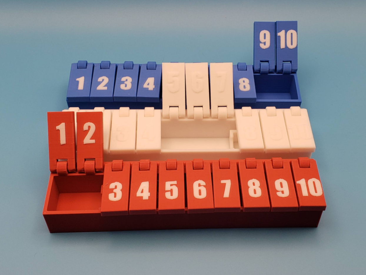 Shut the Box 1-10 Print in Place