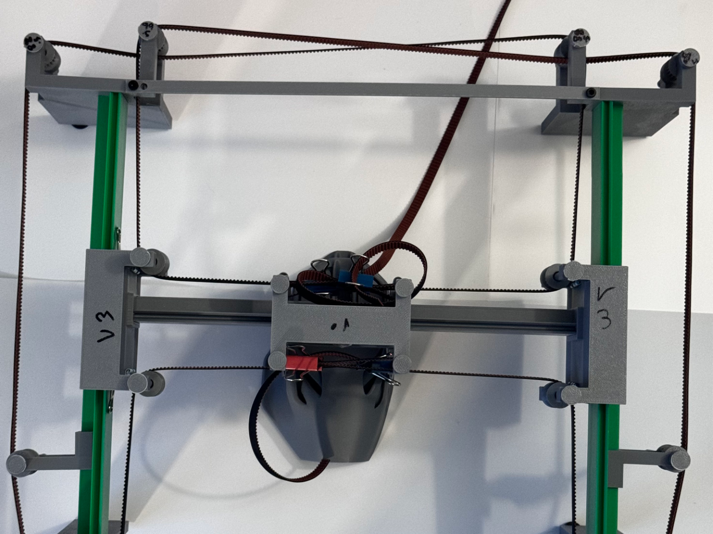 CoreXY Mouse with 3d printed linear rails