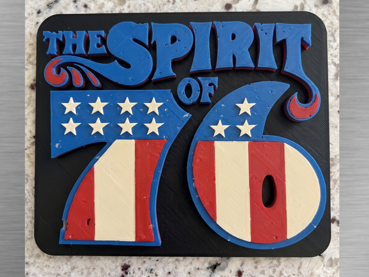 Patriotic Plaque-The Spirit of 76