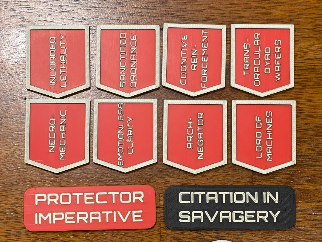 Adeptus Mechanicus Reminder Tokens
