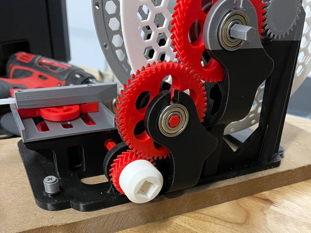Drill Coupling for Upgraded Filament Spool Winder