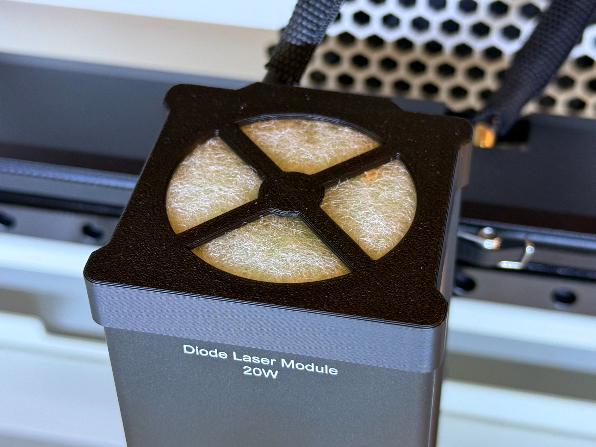 Flux ador laser cutter blue laser module filter