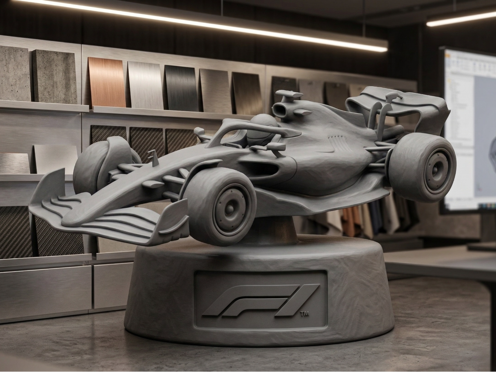 Estátua Colecionável Carro F1 2026