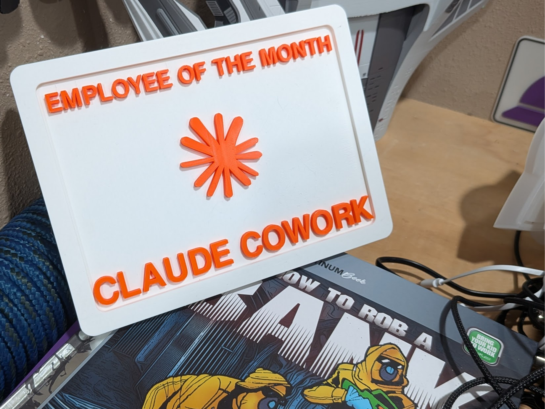 Claude Generated Employee Of The Month Plaque