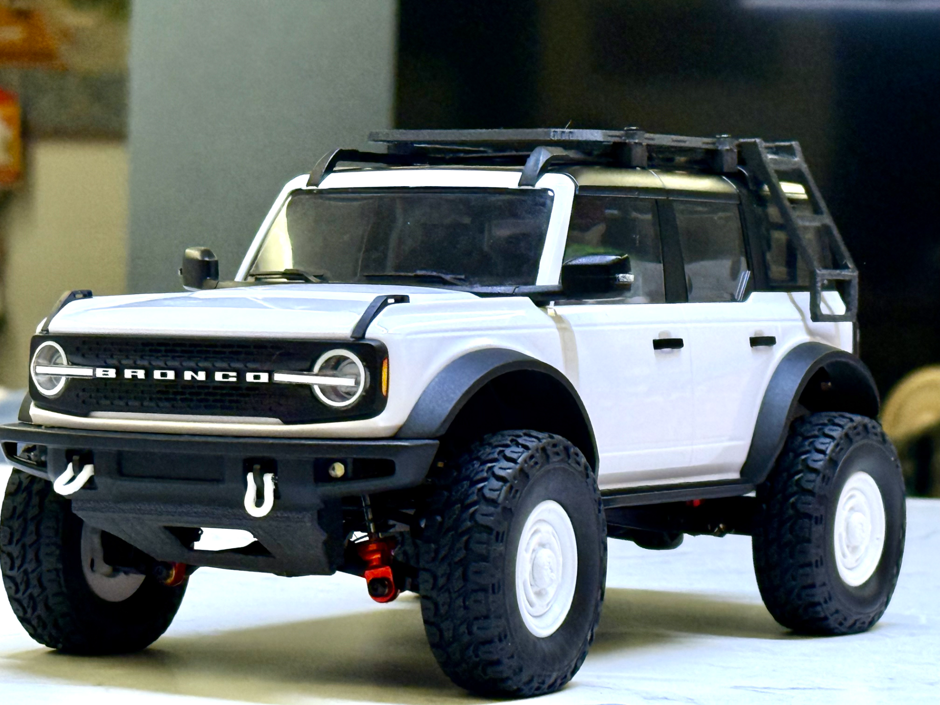 roofrack and ladder for TRX4m Bronco (no drilling)
