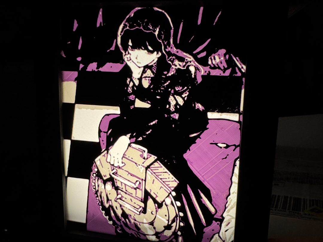 Osaragi sakamoto days lamp panel
